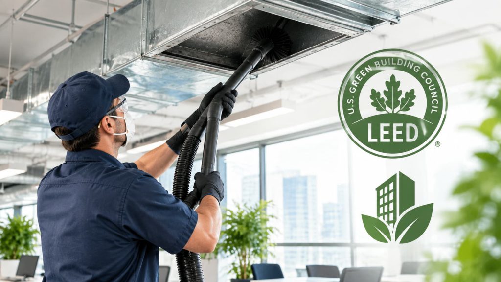 Air Duct Cleaning for LEED Buildings
