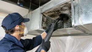 air duct cleaning removes mold
